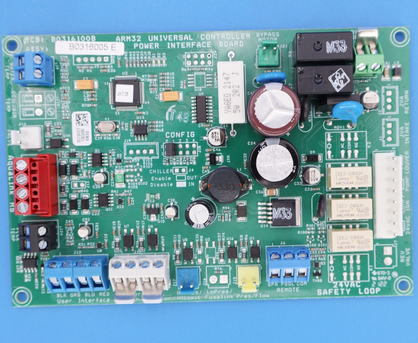Jandy JXi 2nd Gen. VersaFlo Power Interface Board R0719500 - Heater Parts - img-3