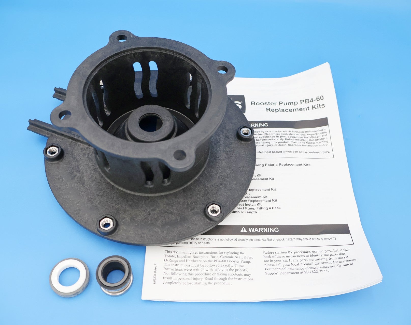 Pb460 Jandy (Polaris) PB4-60 Booster Pump Backplate R0536700