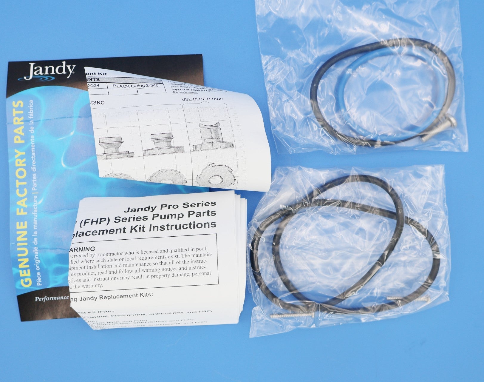 Jandy VS FloPro Diffuser & Impeller Hardware Kit w/ O-Rings R0480400 - Pool Pump Parts - img-3