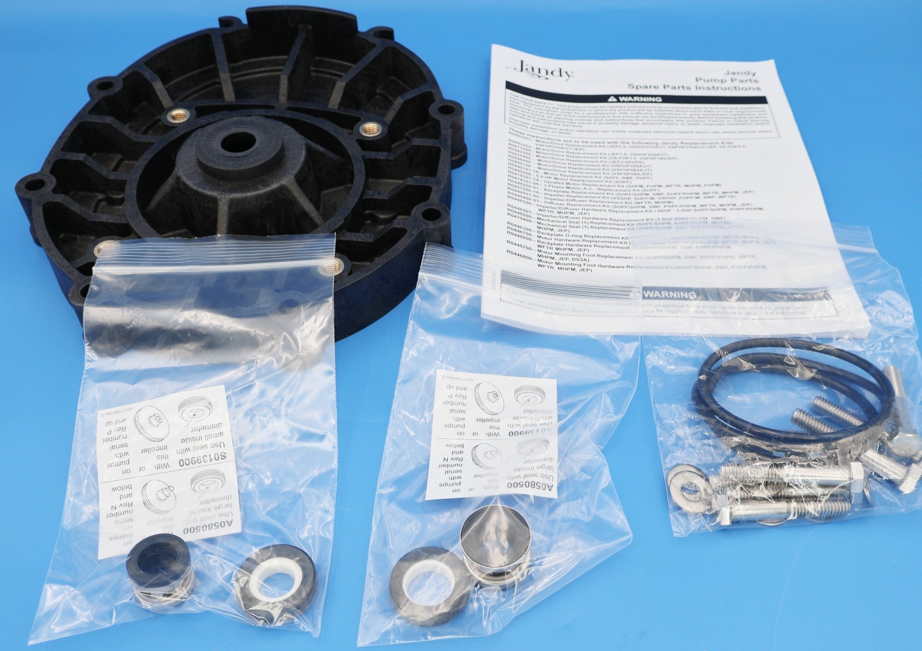 Jandy VS PlusHP Backplate Kit R0445200 - Pool Pump Parts - img-1