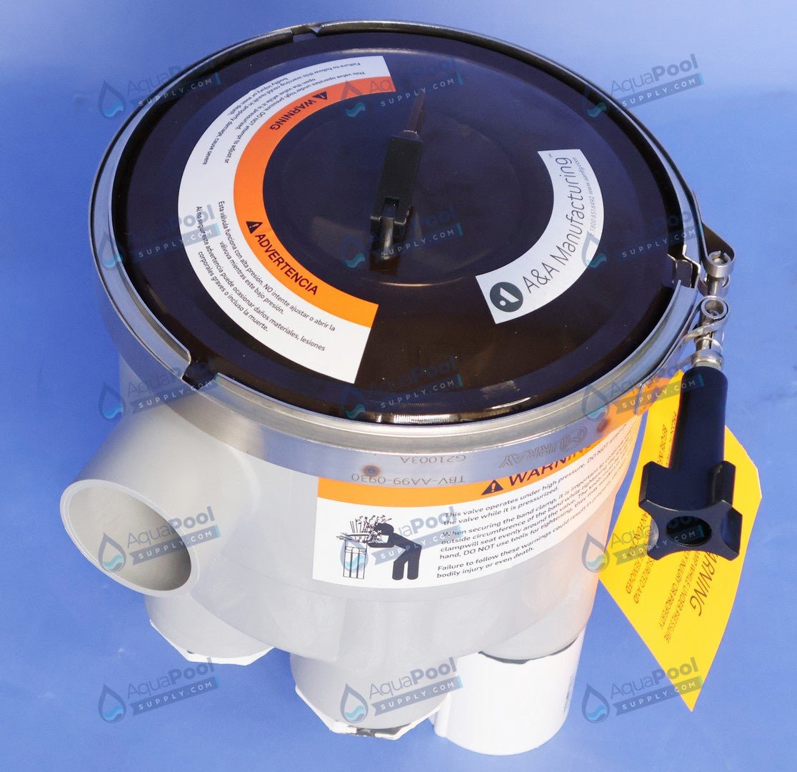 Low Profile Actuator T-Valve 2-Port 2" Pentair In-Floor (A&A) 224800 545641 - In Floor Cleaning System Valves - img-2