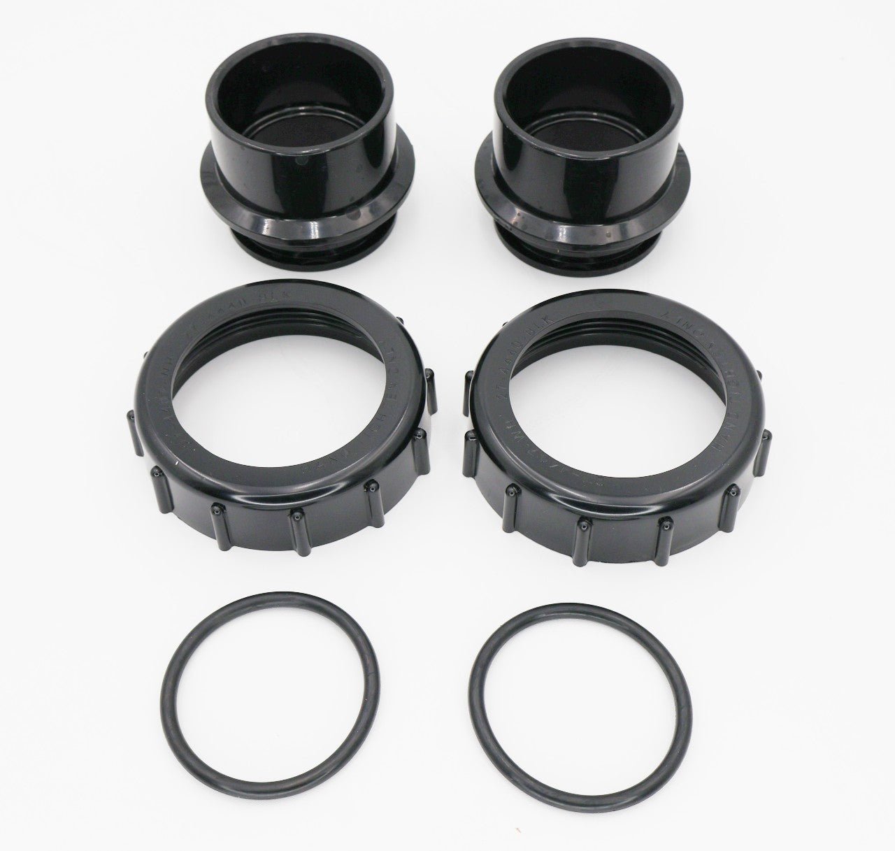 Pentair 2" X 2.5" Black Valve Adapter Kit 270100 - Pool Filter Parts - img-1