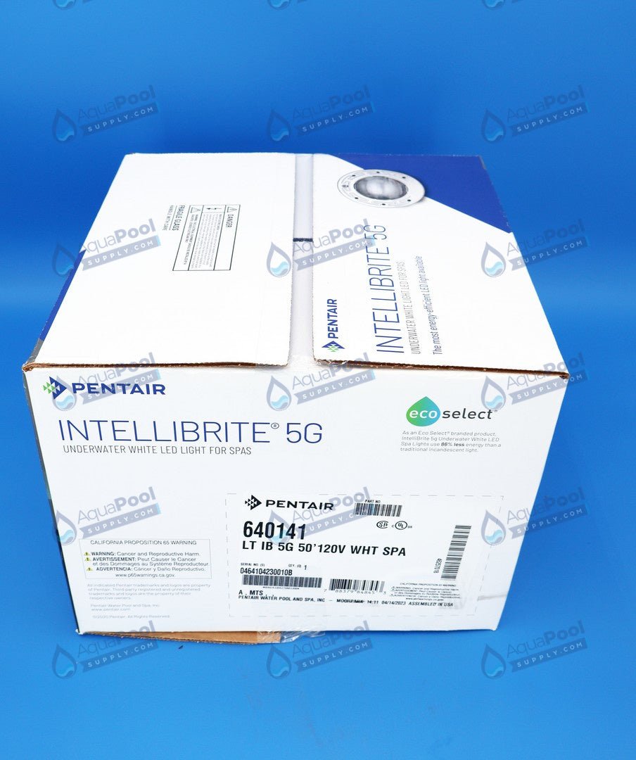 Pentair 50' White IntelliBrite® 5G Underwater LED Spa Light 120V 18W 640141 - Pool Lights