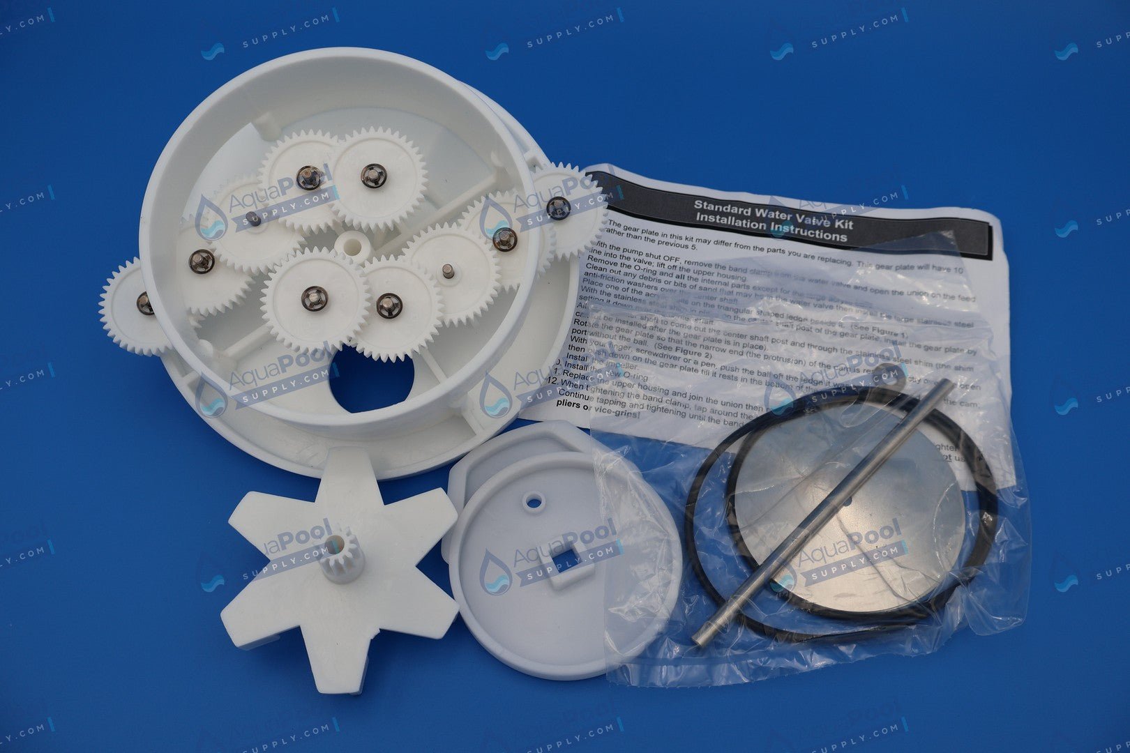 Pentair A&A 6-Port Top Feed Ball Valve Repair Kit 230055 522642 - In Floor Cleaning Systems