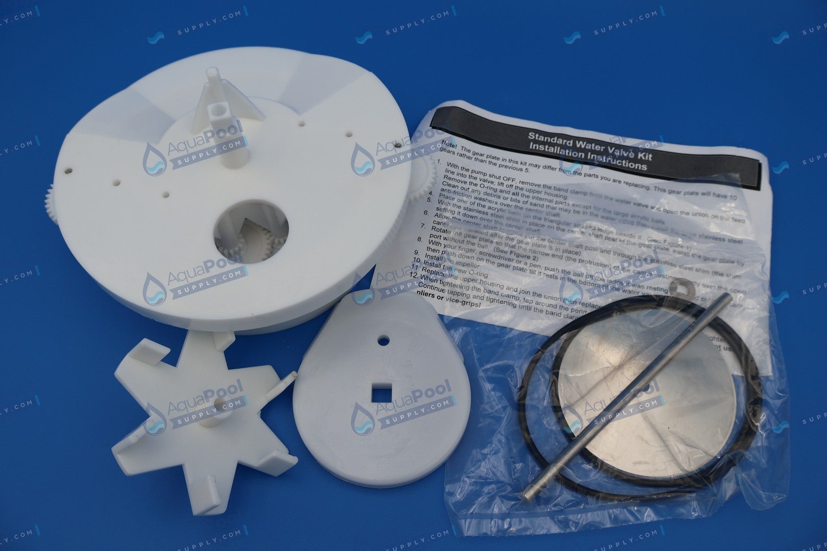 Pentair A&A 6-Port Top Feed Ball Valve Repair Kit 230055 522642 - In Floor Cleaning Systems