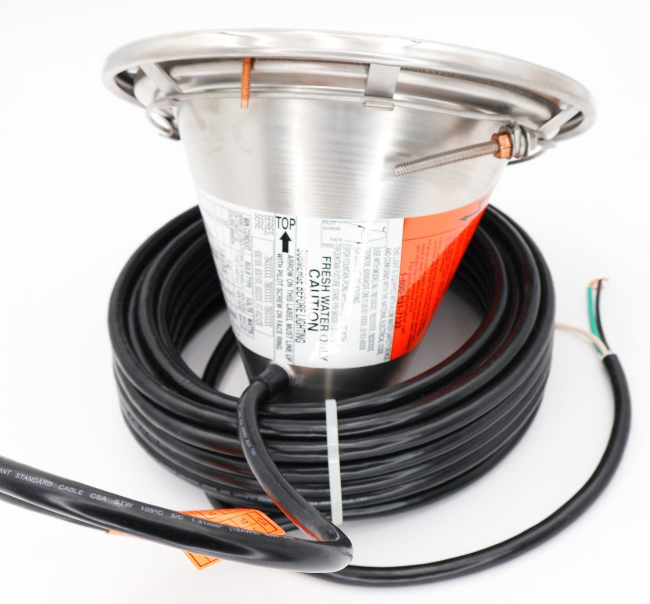 Pentair EC-602128 500W 120V Pool Light With 50' Cord - Incandescent Underwater Light