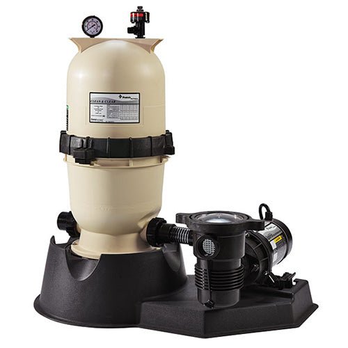 Pentair Clean & Clear 100SqFt System w/ 1HP Pump EC-PNCC0100OE1160 - Aboveground Combo - img-1