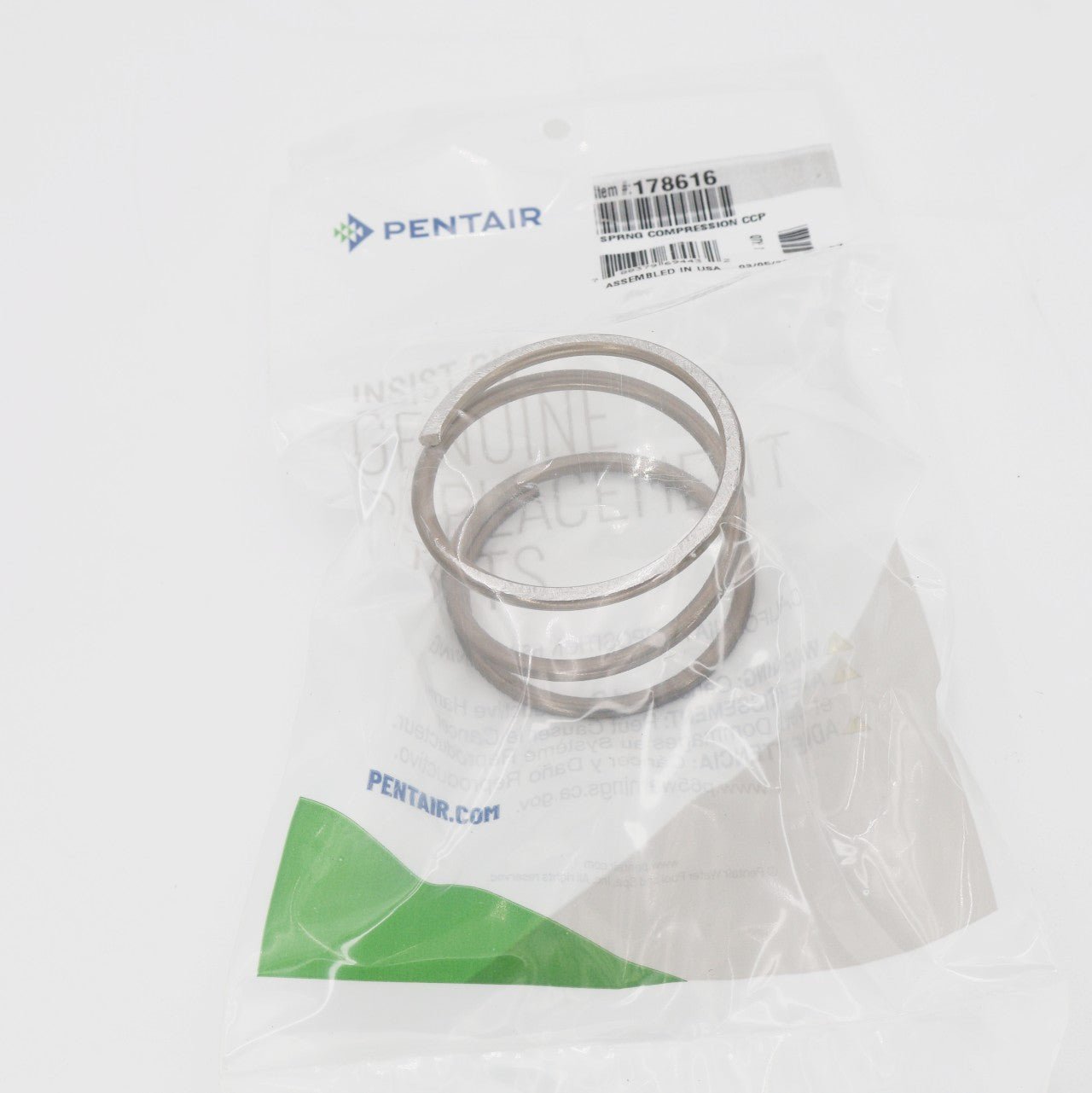 Pentair Clean & Clear Quad Filter Compression Spring 178616 - Pool Filter Parts - img-3