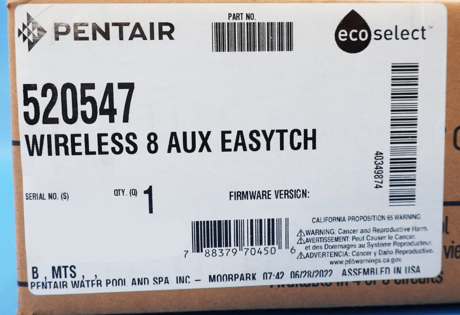 Pentair EasyTouch® Wireless Control Systems with Transceiver 520547 - Pool Automation - img-2