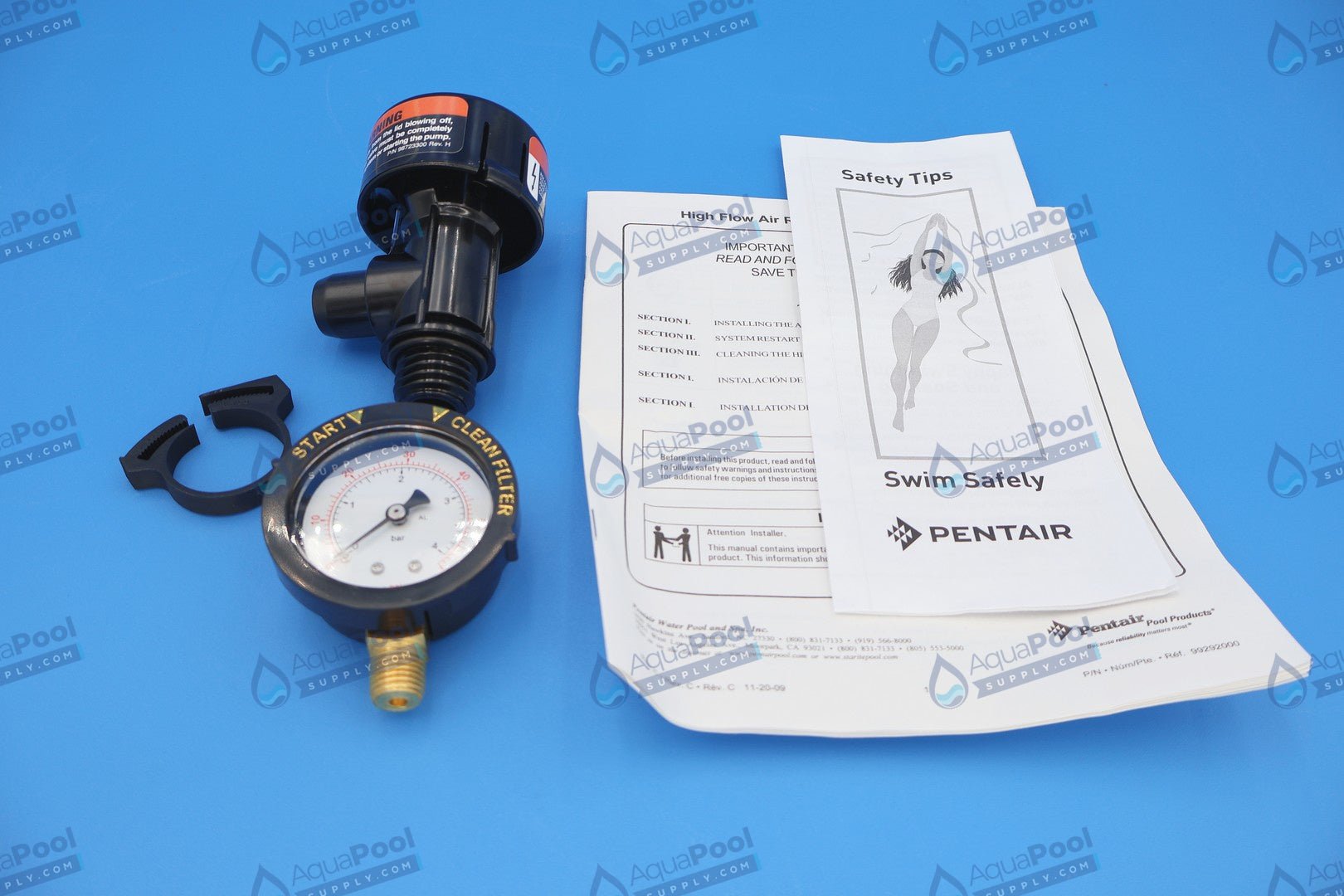 Pentair High Flow Manual Air Relief Valve 98209800 - Pool Filter Parts