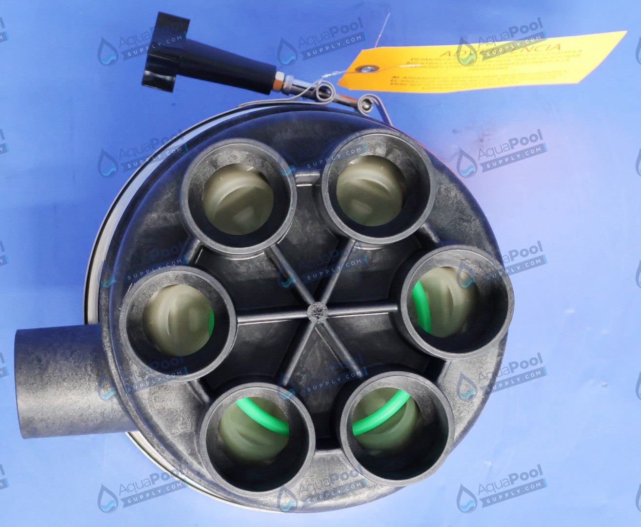 Pentair In-Floor (A&A) 1 1/2'' 6-Port Low Profile T-Valve Complete 224470 540218 - In Floor Cleaning System Valves - img-4