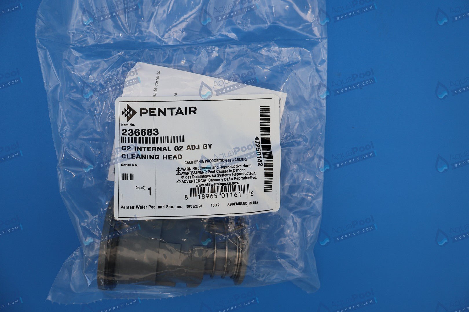 Pentair In-Floor (A&A) Gamma Series 2 Adjustable Flow Pop-Up Head, Dark Gray 236683 566987 - Pop-Up Heads