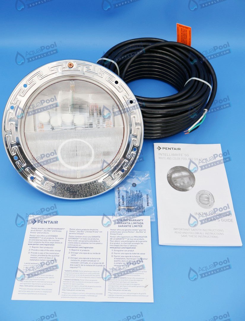 Pentair IntelliBrite® 5G Color LED Pool Light 120V 26W 100' Cord EC-602122 (601002) - Pool Lights - img-1