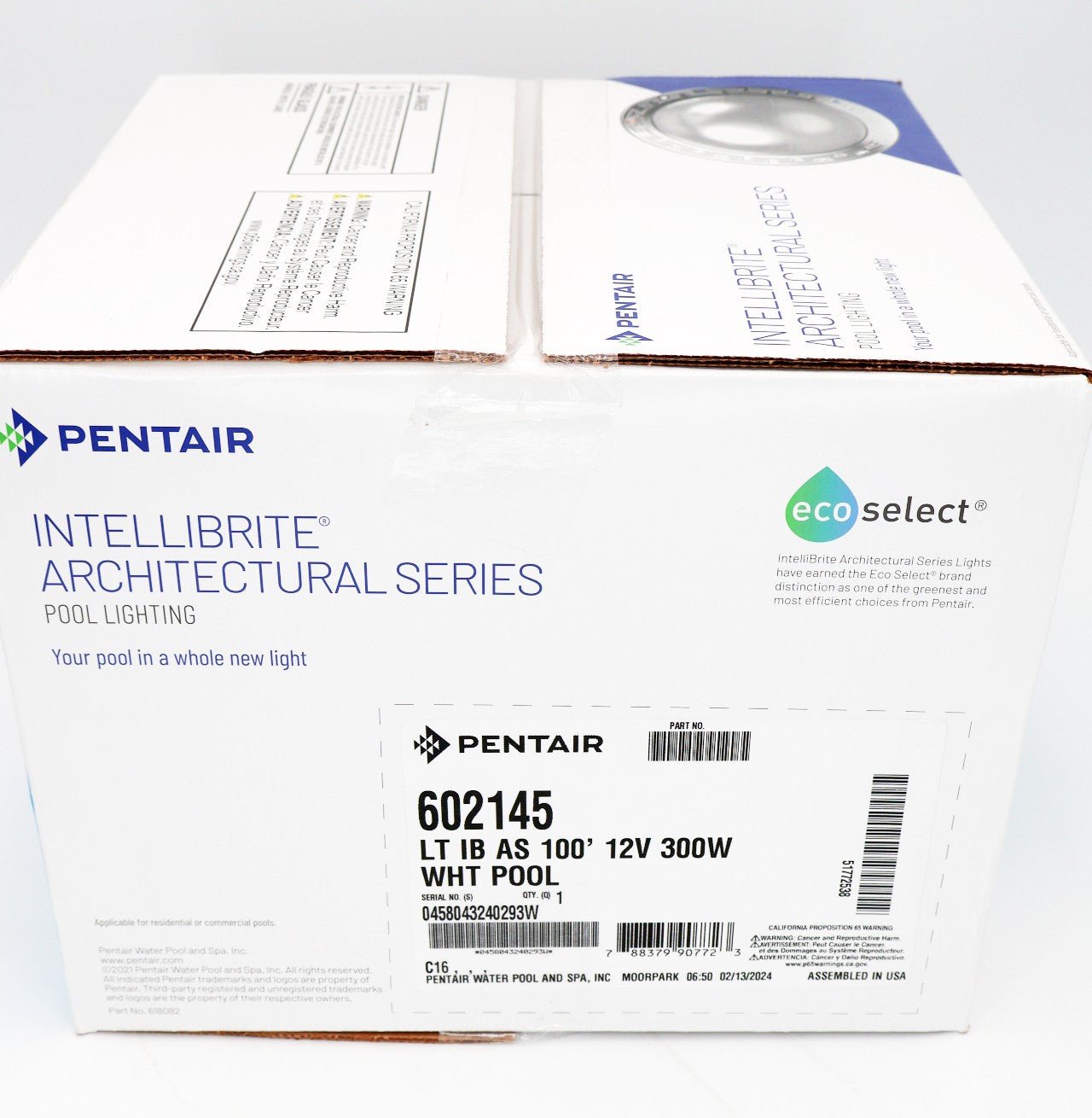 Pentair Intellibrite Architectural Series 300W White Pool Light 100' 12V 602145 - Pool Lights - img-7