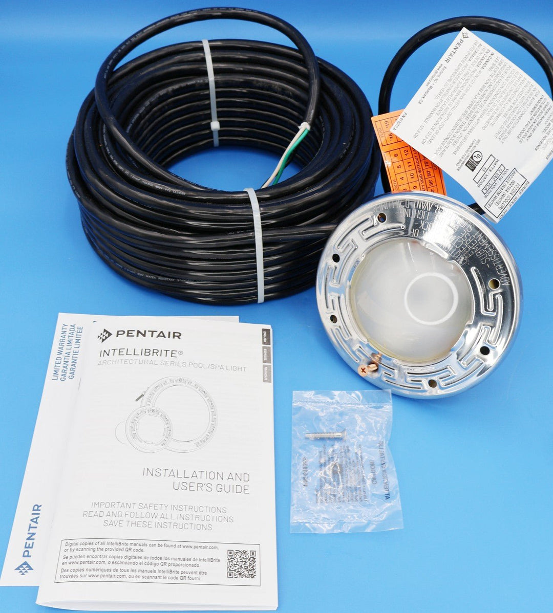 Pentair Intellibrite Architectural Series LED RGBW Spa Light 100' 12V