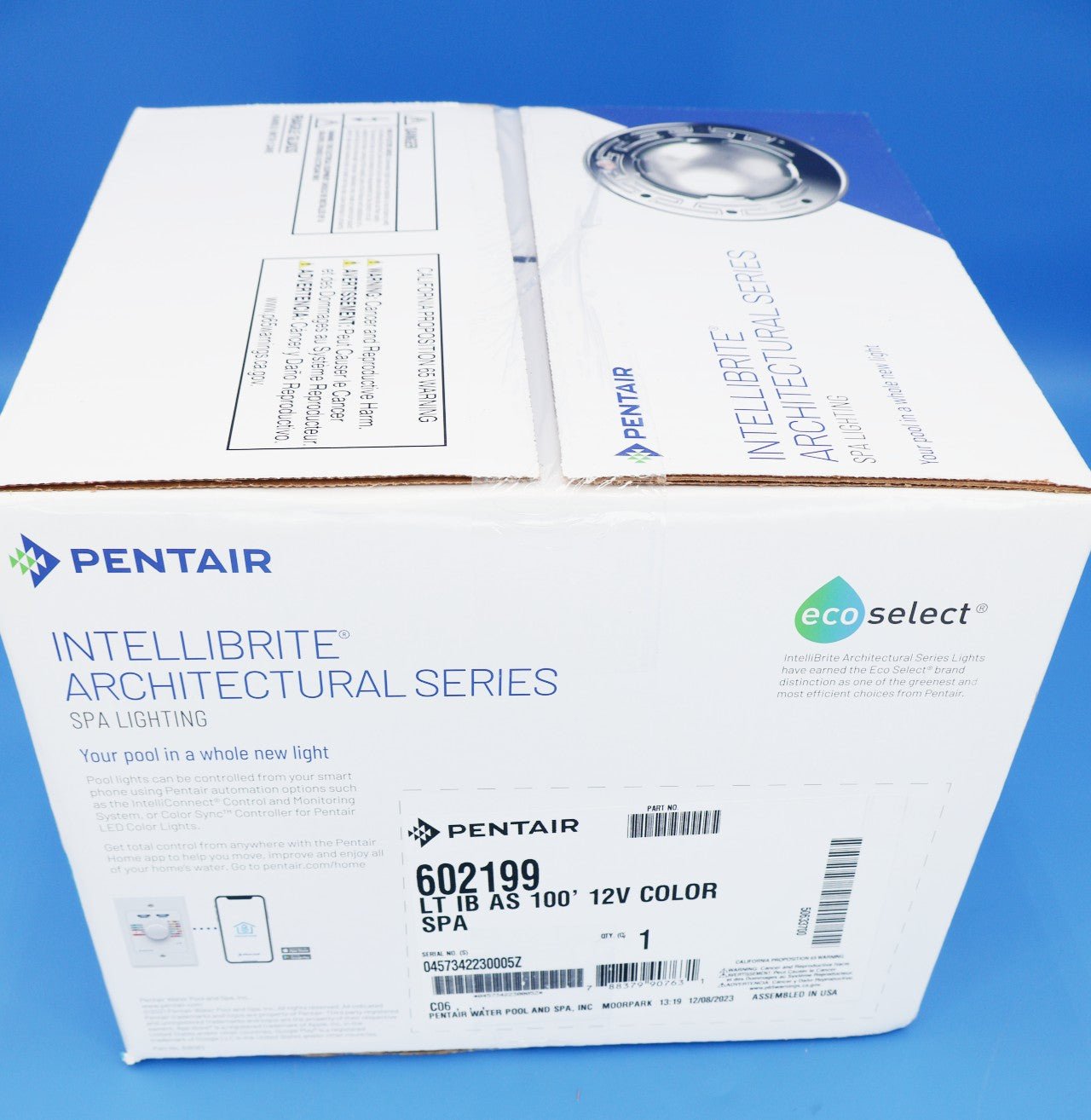 Pentair Intellibrite Architectural Series LED RGBW Spa Light 100' 12V 602199 - Pool Lights - img-6