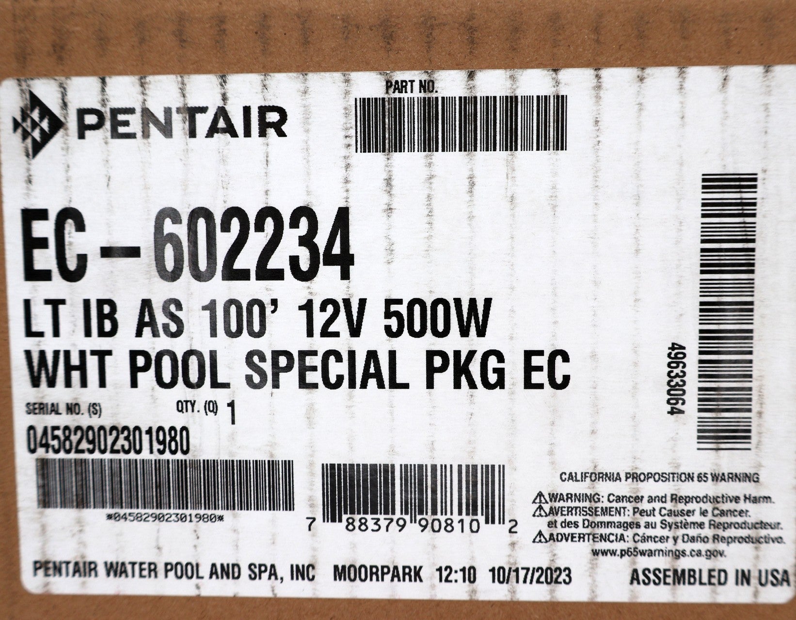 Pentair Intellibrite Architectural Series LED White 500W Equivalent Pool Light 100' 12V EC-602234 - Pool Lights - img-7