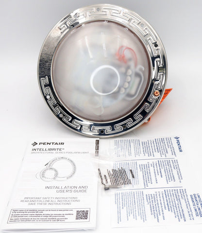 Pentair Intellibrite Architectural Series White Pool Light 100' 120V 602179