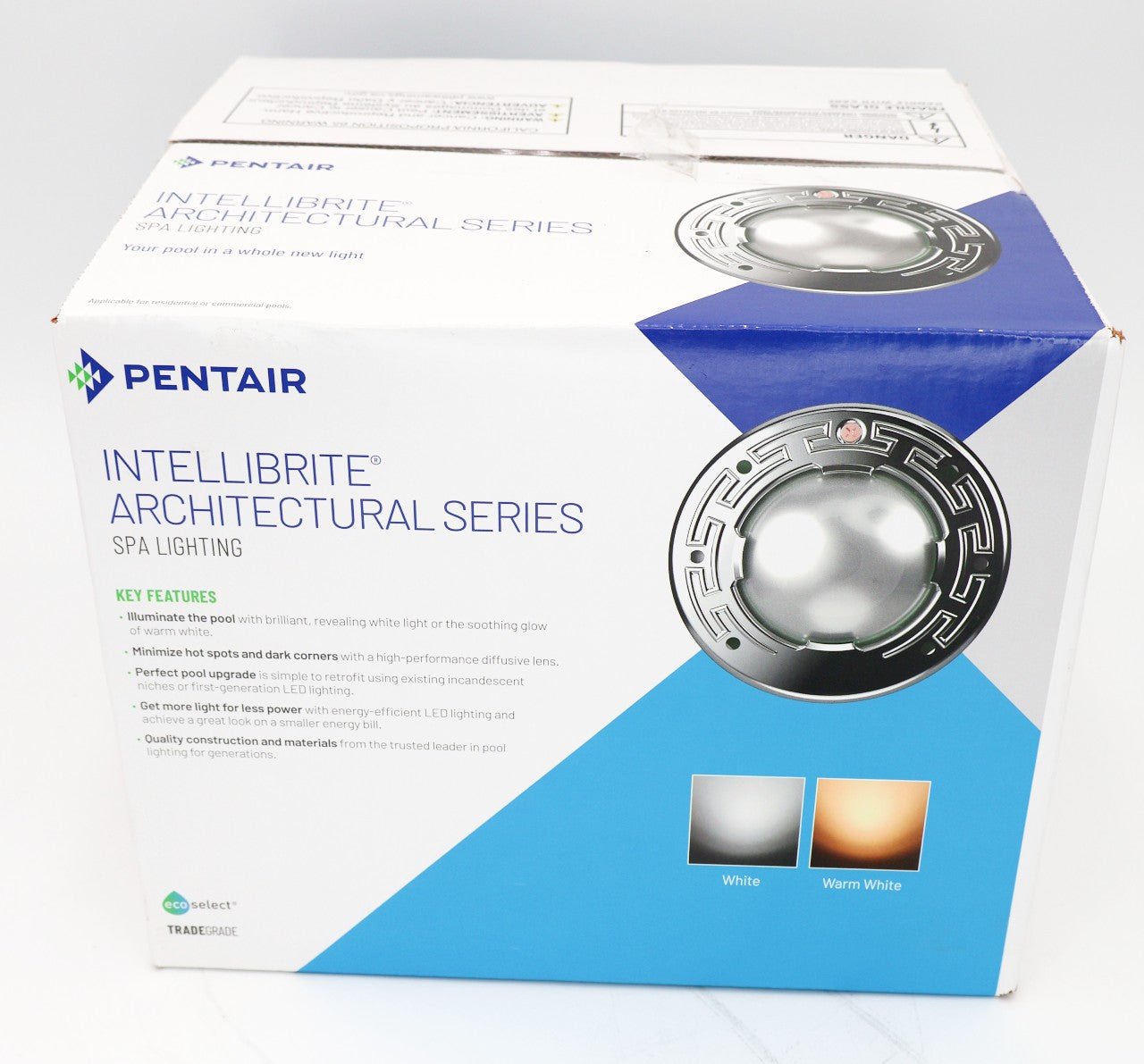 Pentair Intellibrite Architectural Series White Spa Light 100' 12V 618017 - Pool Lights - img-6