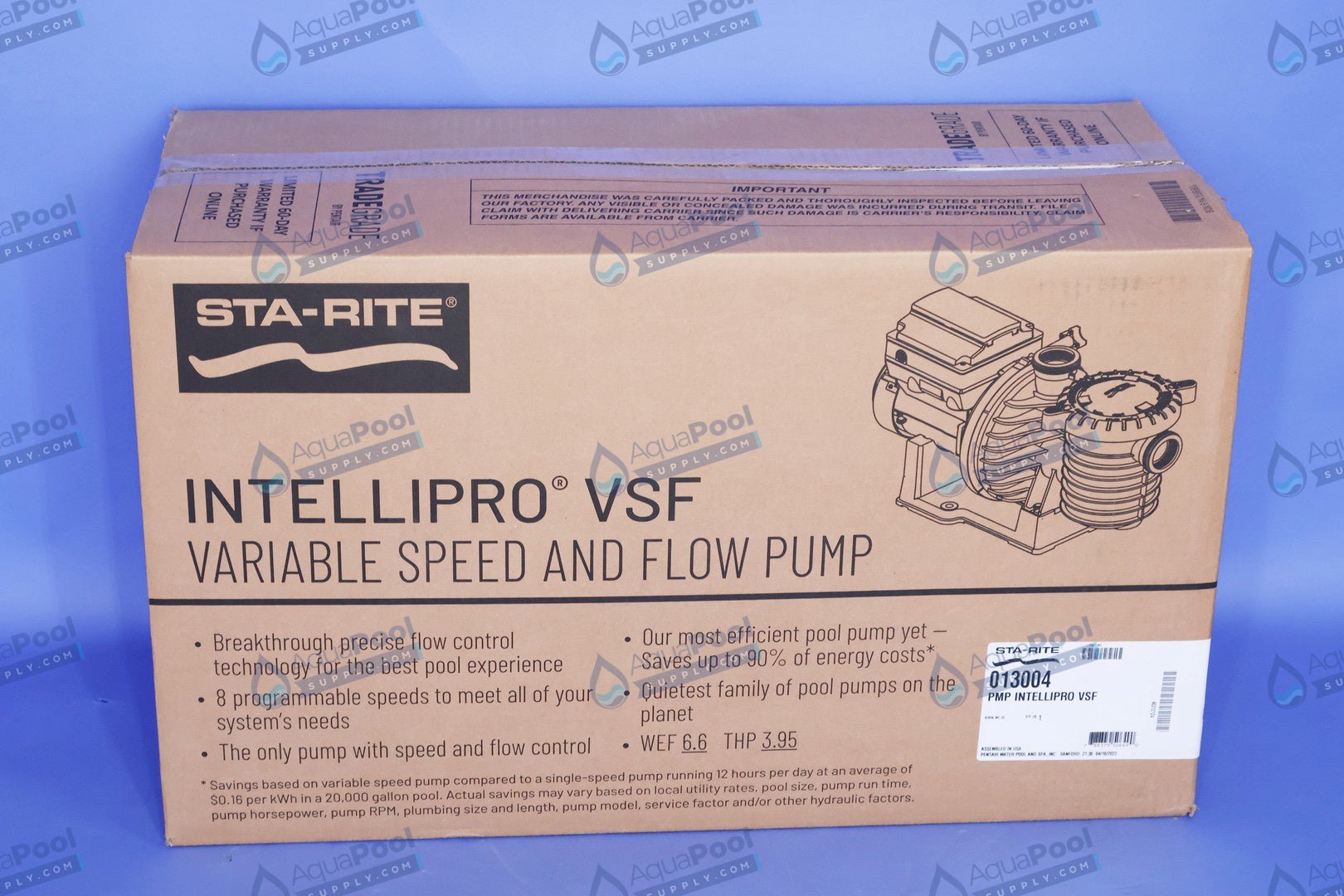 Pentair IntelliPro® VSF Variable Speed Pump 3HP 230V 013004 - Variable Speed Pumps - img-7
