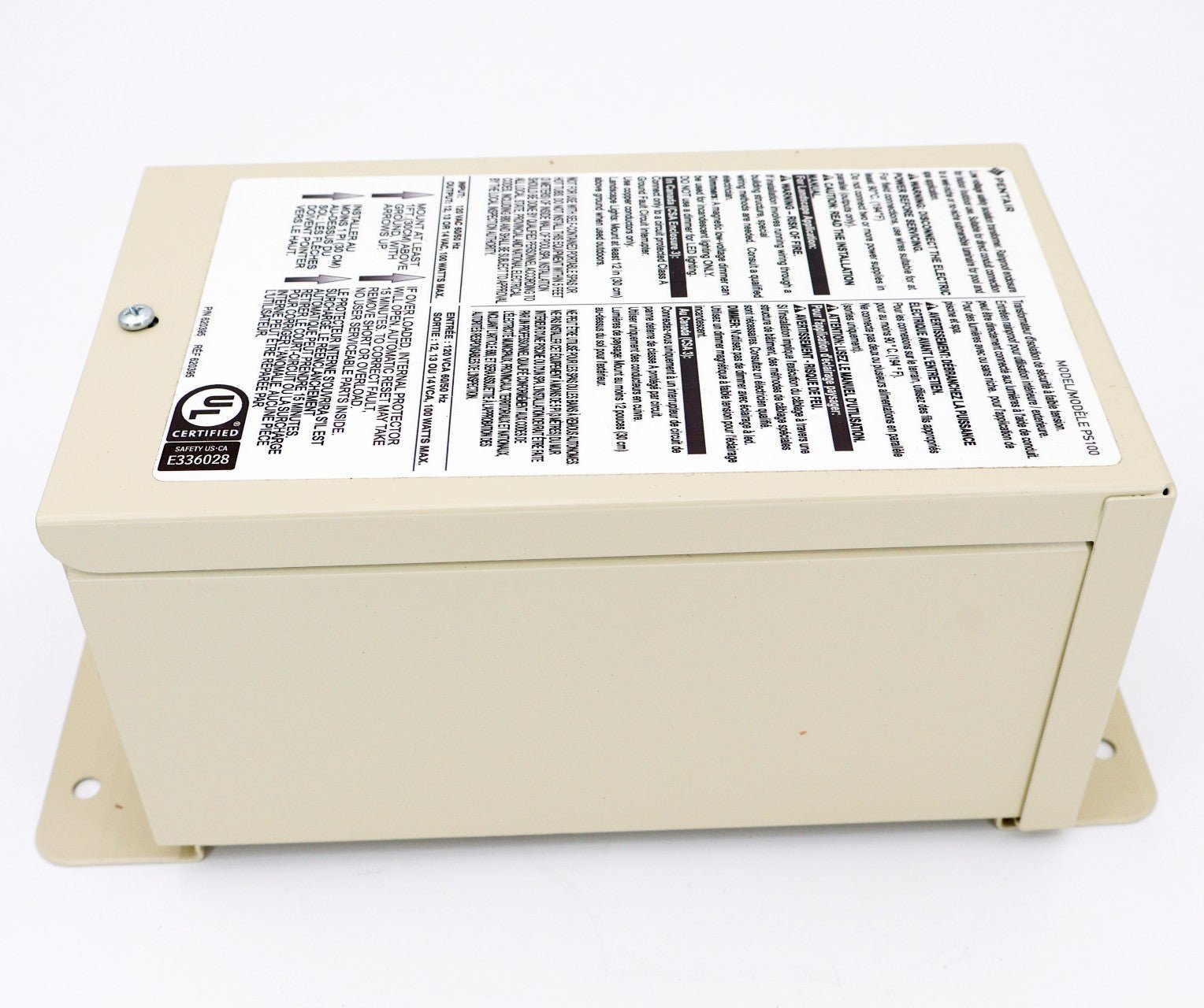 Pentair Pool & Landscape Rated Light Transformer 12V-14V 100W 619962 - Cleaner Parts - img-4