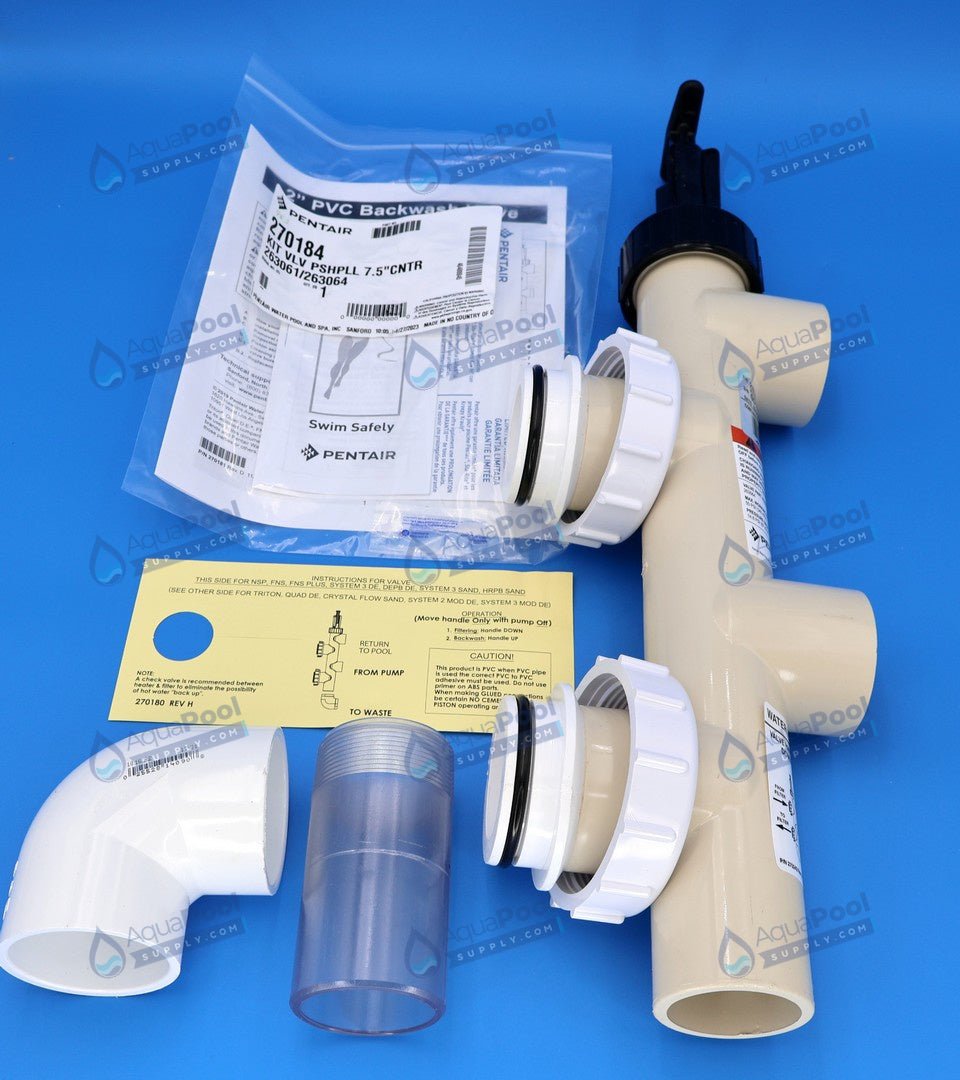 Pentair PVC Slide Valve For D.E. and Sand Filters 263064 - Pool Filter Parts - img-2