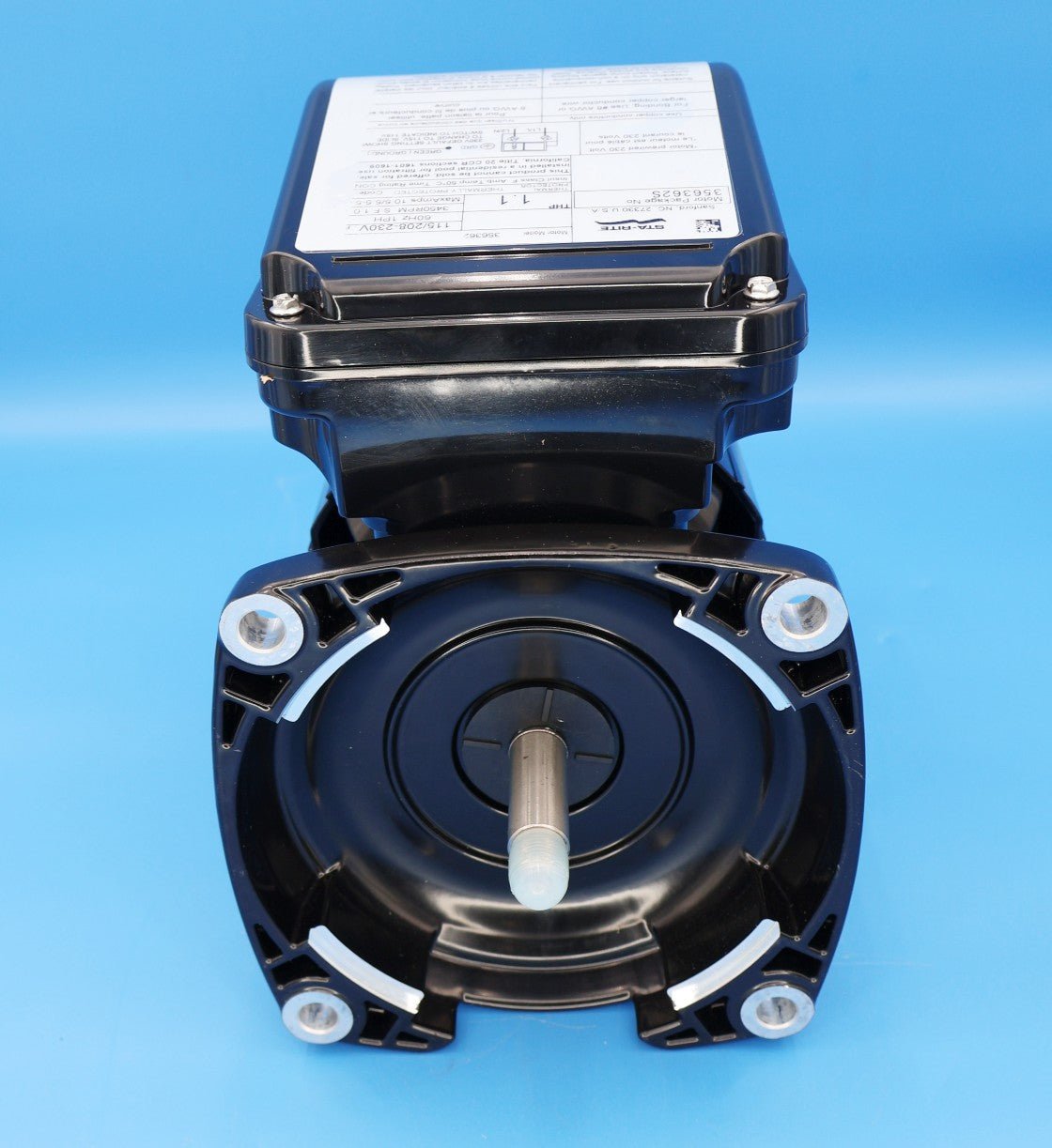 Pentair Single-Speed 1.1HP TEFC Black Motor 356362S - Pool Pump Motors - img-5