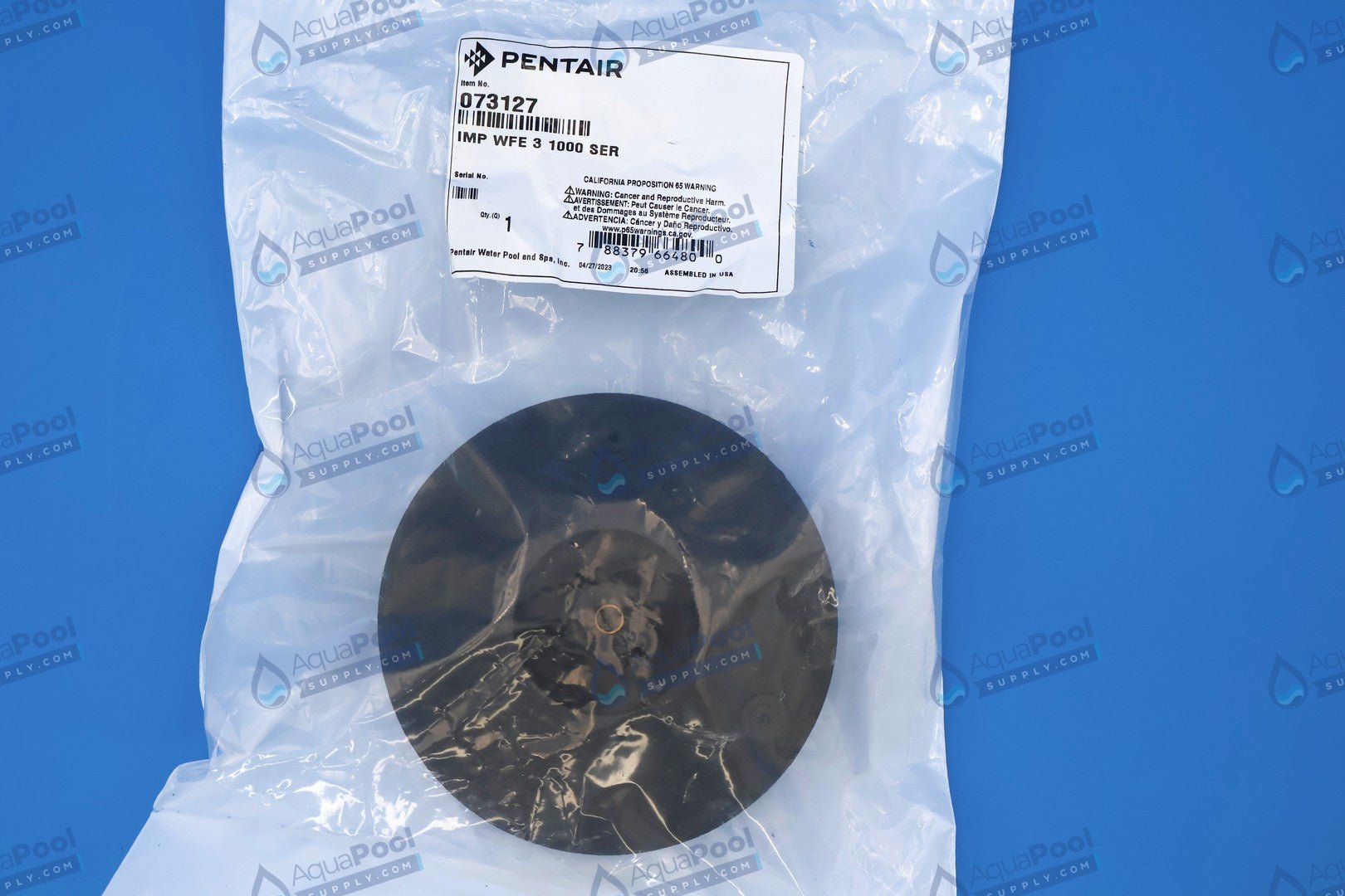 Pentair WhisperFlo® Impeller .75HP 073127 - Pool Pump Parts