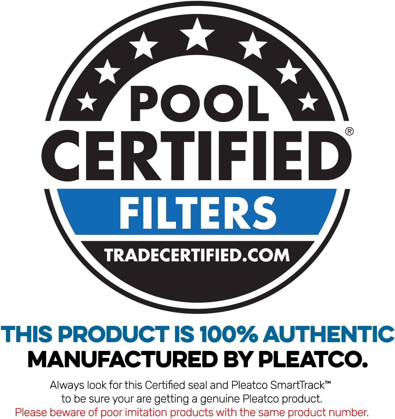Pleatco Cartridge/Grid Replacement American,Hayward,Pac-Fab 7 Full & 1 Half/Universal Set,White PFS2448 - Pool Filter - img-3