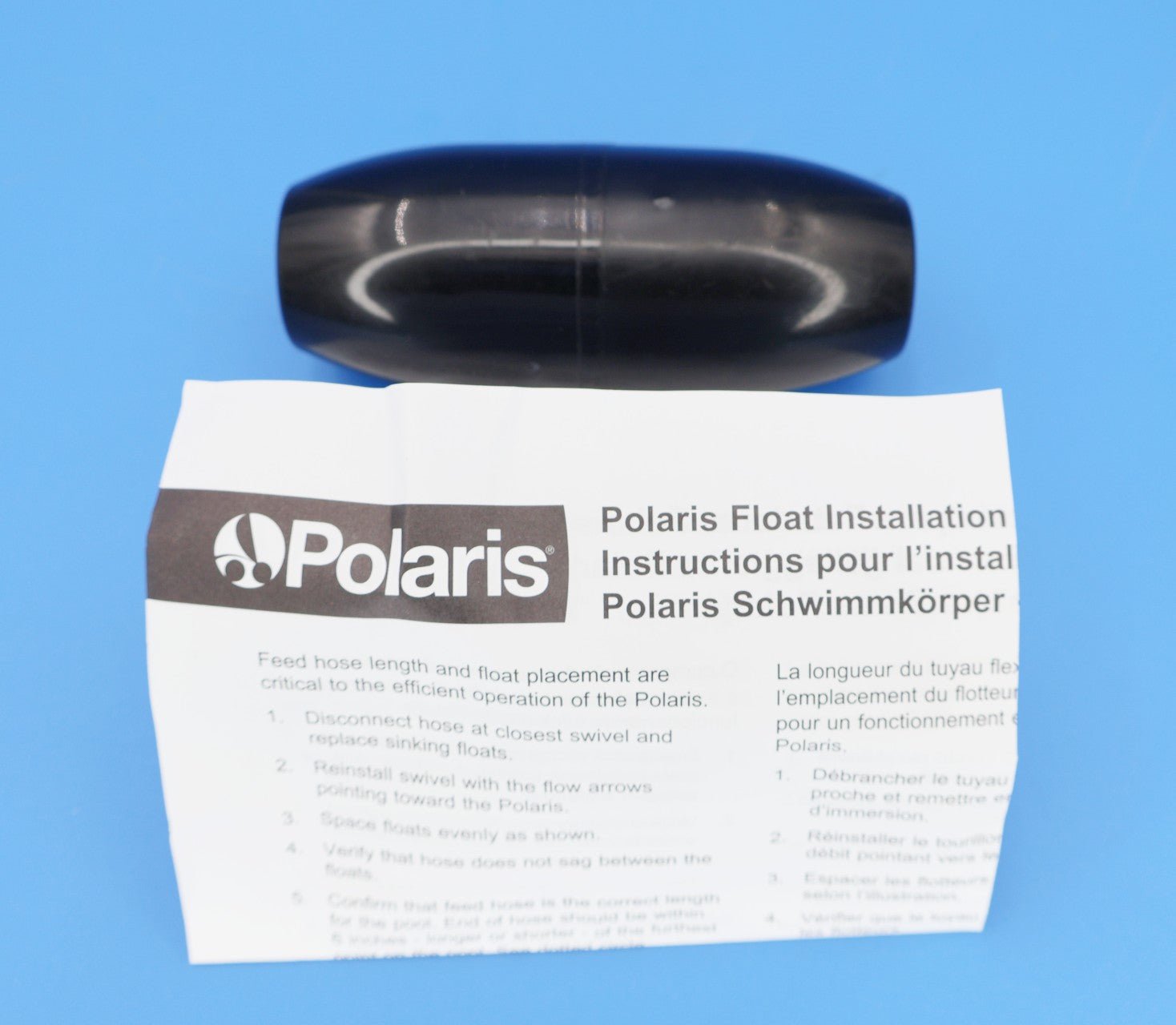 Polaris Vac-Sweep Black Feed Hose Float D11 - Cleaner Parts - img-1